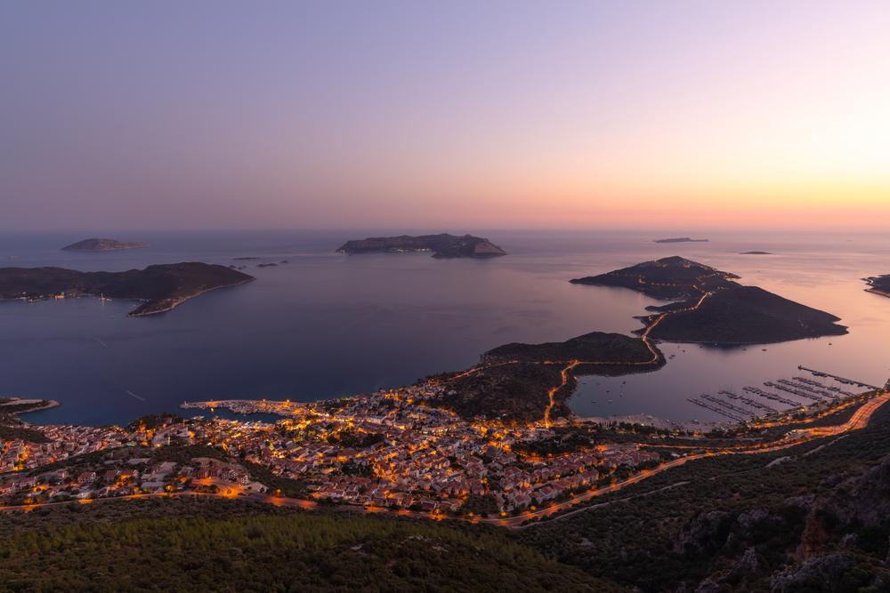 Kaş, from above, Turkey