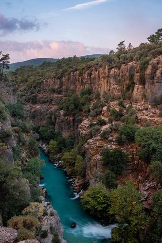 Sunrise in Köprülü Canyon, Turkey