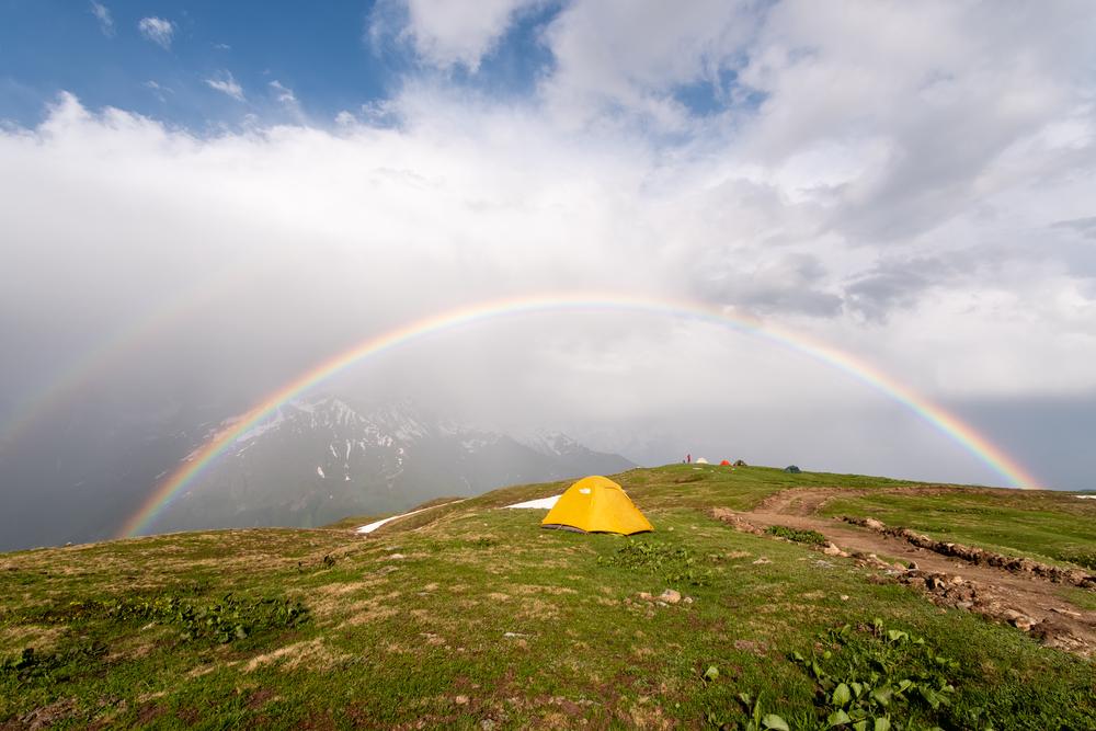 Rainbow, Koruldi Lakes, Georgia