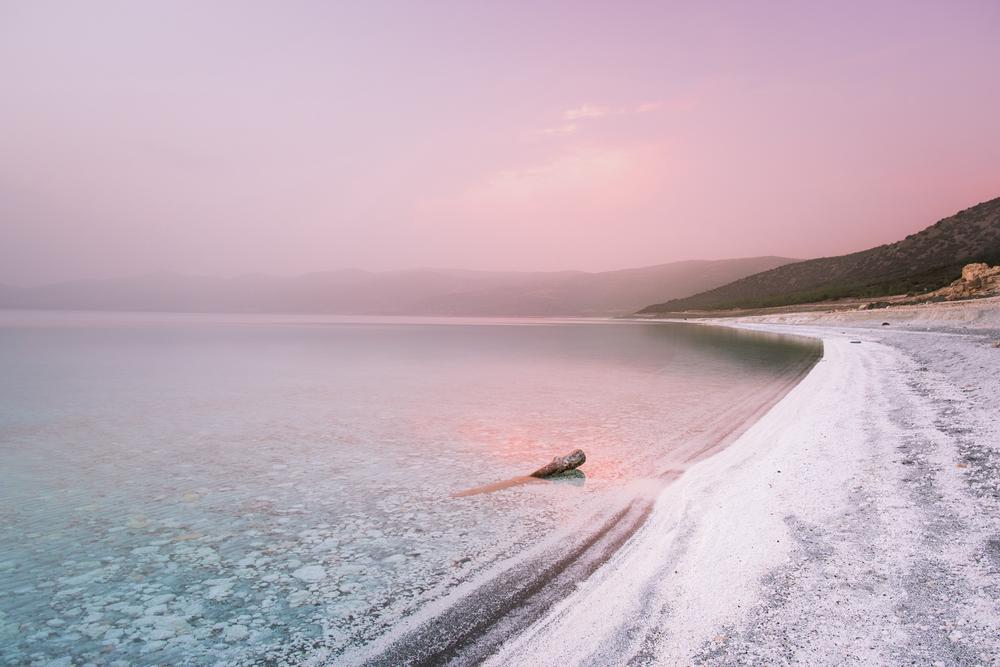 Lake Salda sunset, Turkey