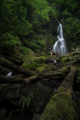 Waterfall in Mtirala National Park, Georgia