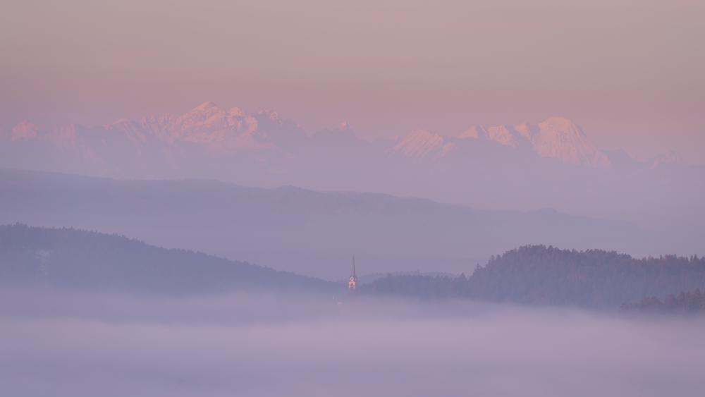 Tainach church, Karawanken, Austria