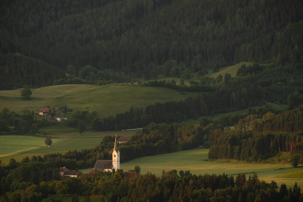 Small church in Middle Carinthia, Austria