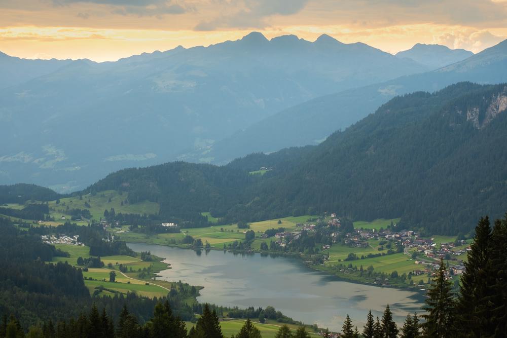 Incoming storm, Weissensee, Austria