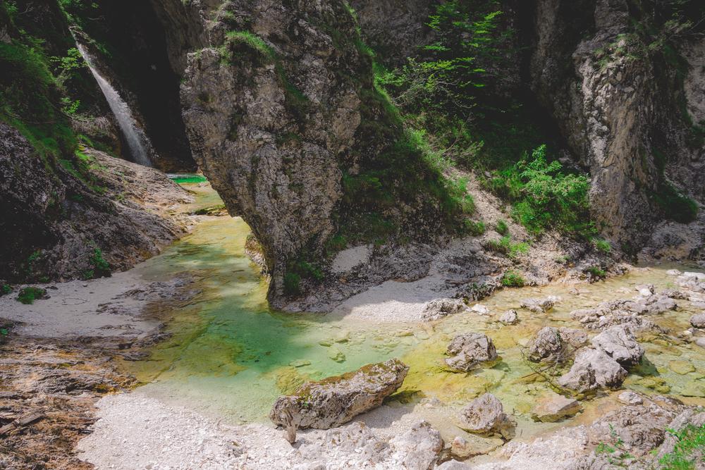 Zapotoški waterfall, Slovenia